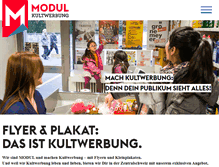 Tablet Screenshot of modul.ch